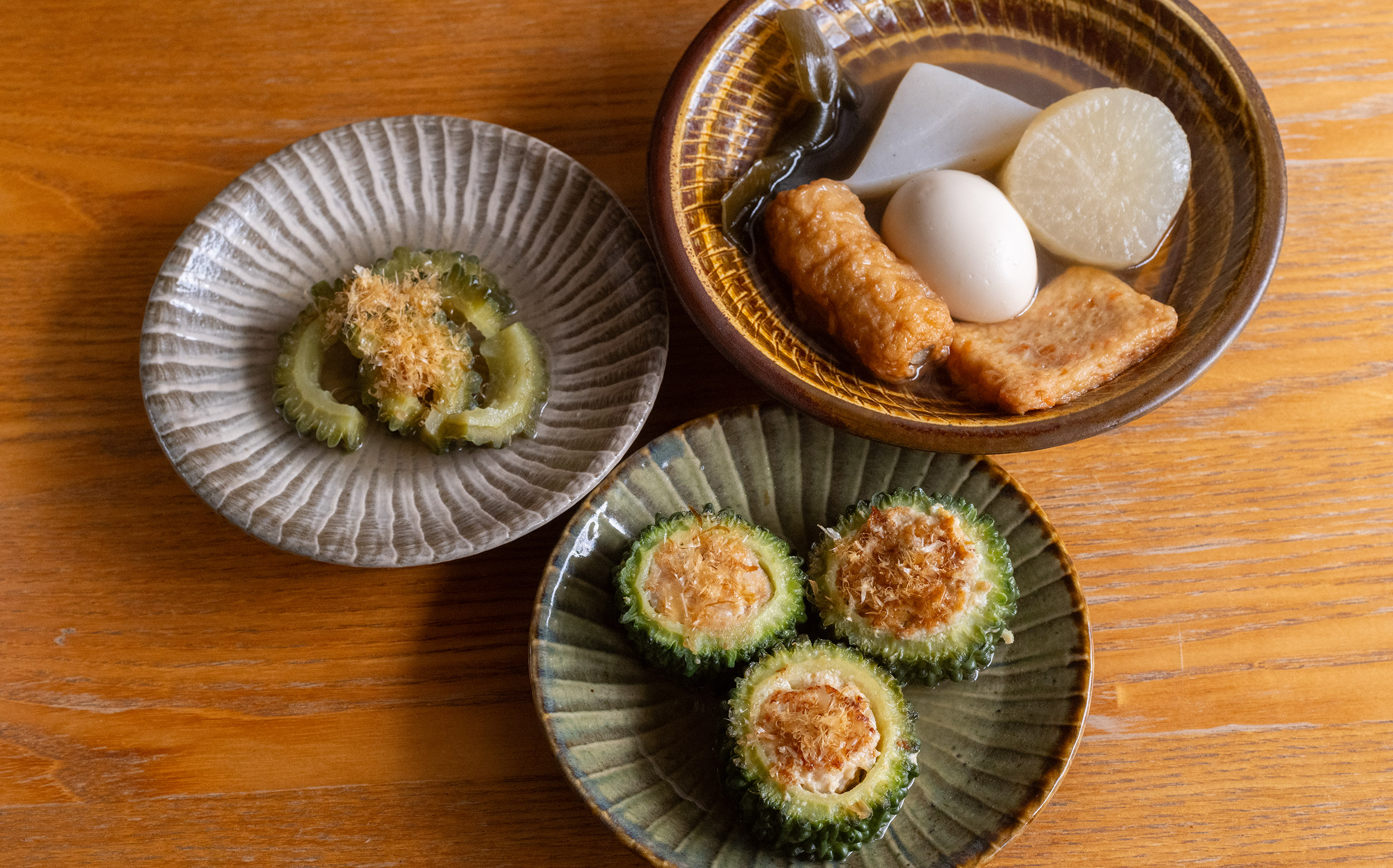 おでんのゴーヤの調理方法